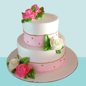 Blush Rose Elegance Cake