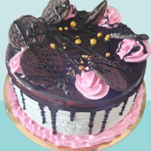 Choco Oreo Pink Delight Cake