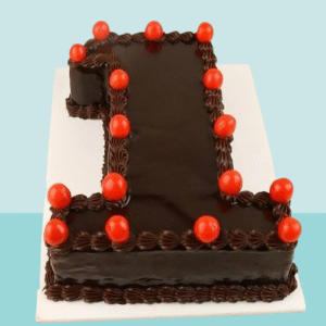 Chocolate Number 1 Cake