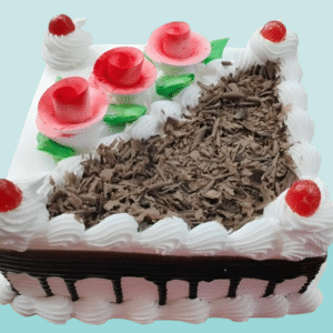Deluxe Black Forest Square Cake