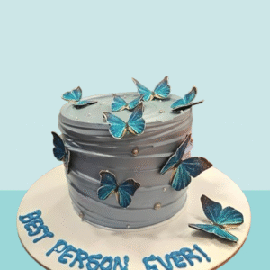 Elegant Butterfly Designer Cake