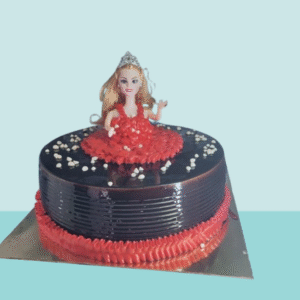 Elegant Doll Designer Chocolate Cake