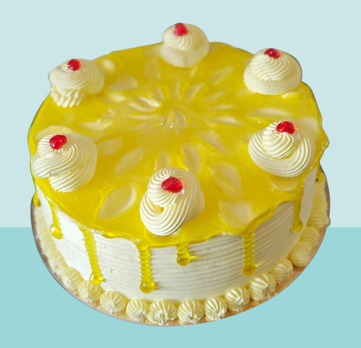 Golden Pineapple Drip Cake - Image 2