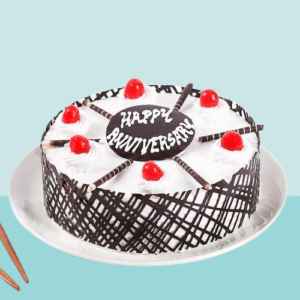 Happy Anniversary Black Forest Cake