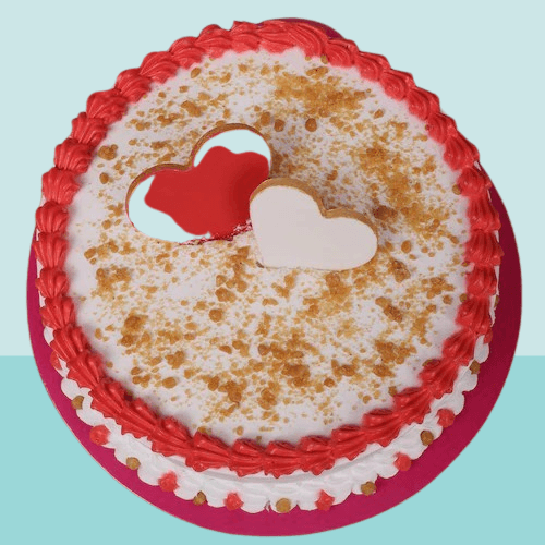 Heart Cake with Butterscotch - Image 2