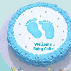 Little Steps Baby Welcome Cake