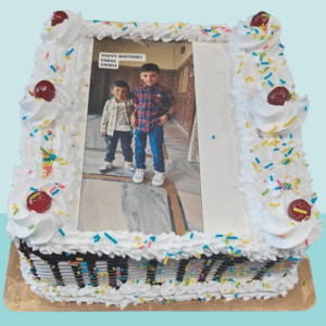 Personalized Memory Frame Celebration Cake