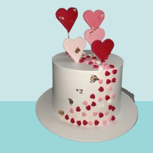 Romantic Heart Designer Cake