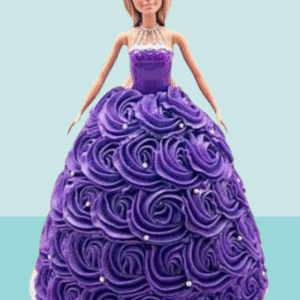 Royal Purple Princess Doll Cake