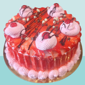 Strawberry Glaze Delight Cake