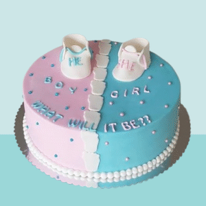 Twinkle Reveal Baby Shower Cake